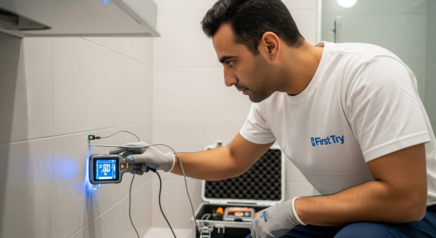 كشف تسربات المياة